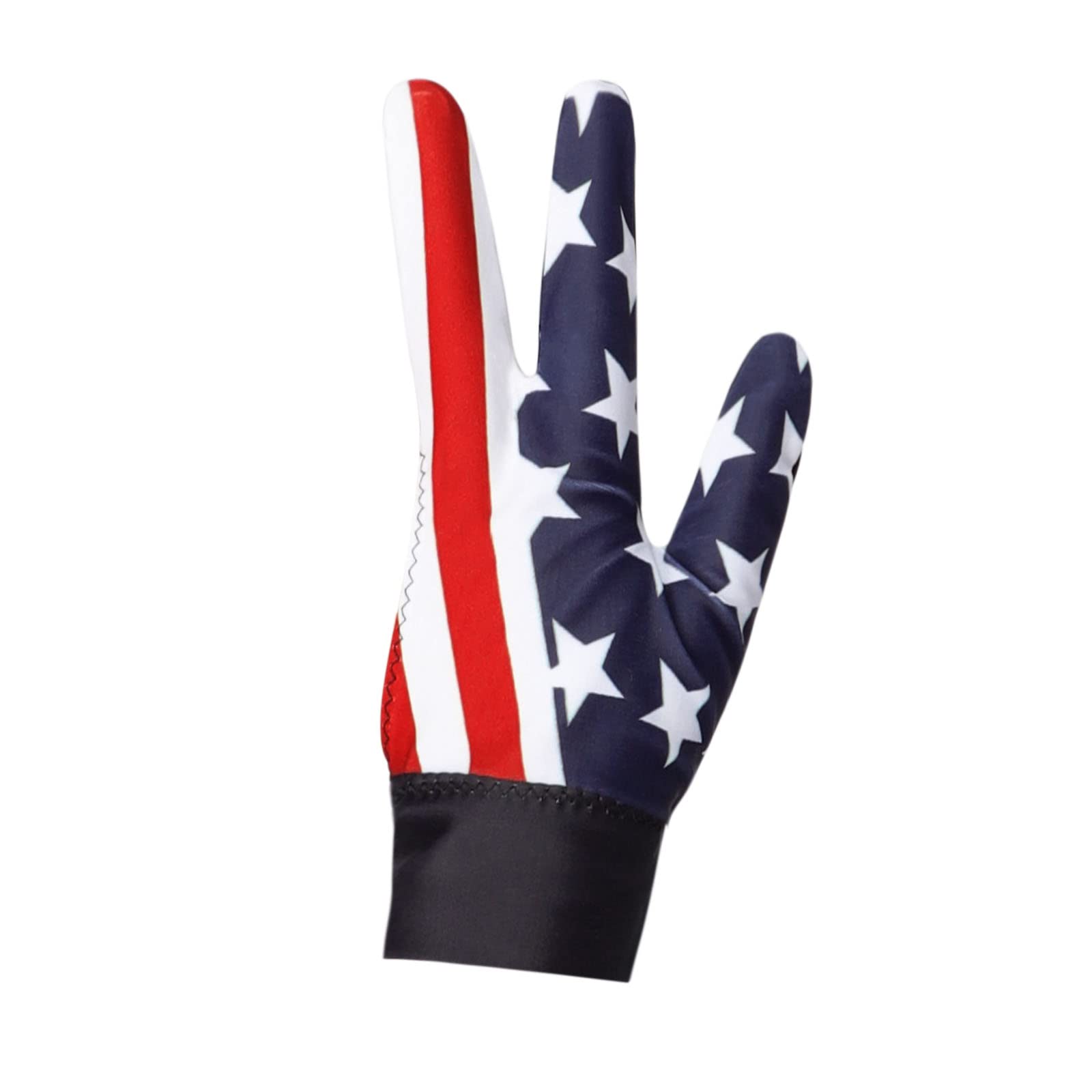 HAOZAIKEJI 3-Finger Breathable Snooker Glove - Anti-Slip Pool Cue Sports Glove for Billiards, Stretchable Left Hand Carom Shooter Glove (1 PC) - Perfect for Professional & Casual Pool Players