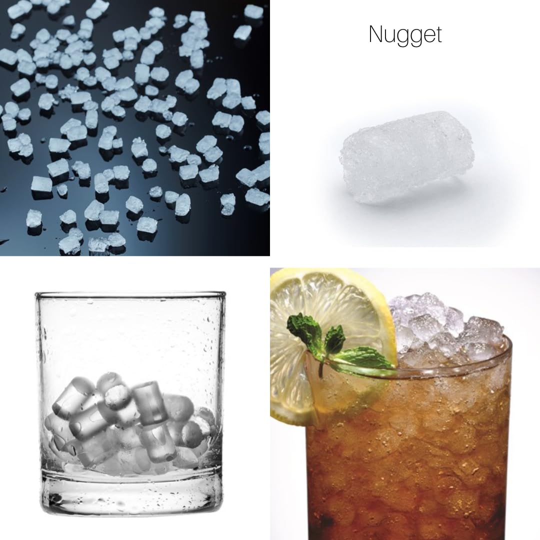 Scotsman Commercial Nugget Ice Maker Machine - Modular Design for Restaurants, Bars, and Home Use | Perfect for Cocktails, Soft Drinks, and Healthcare Facilities