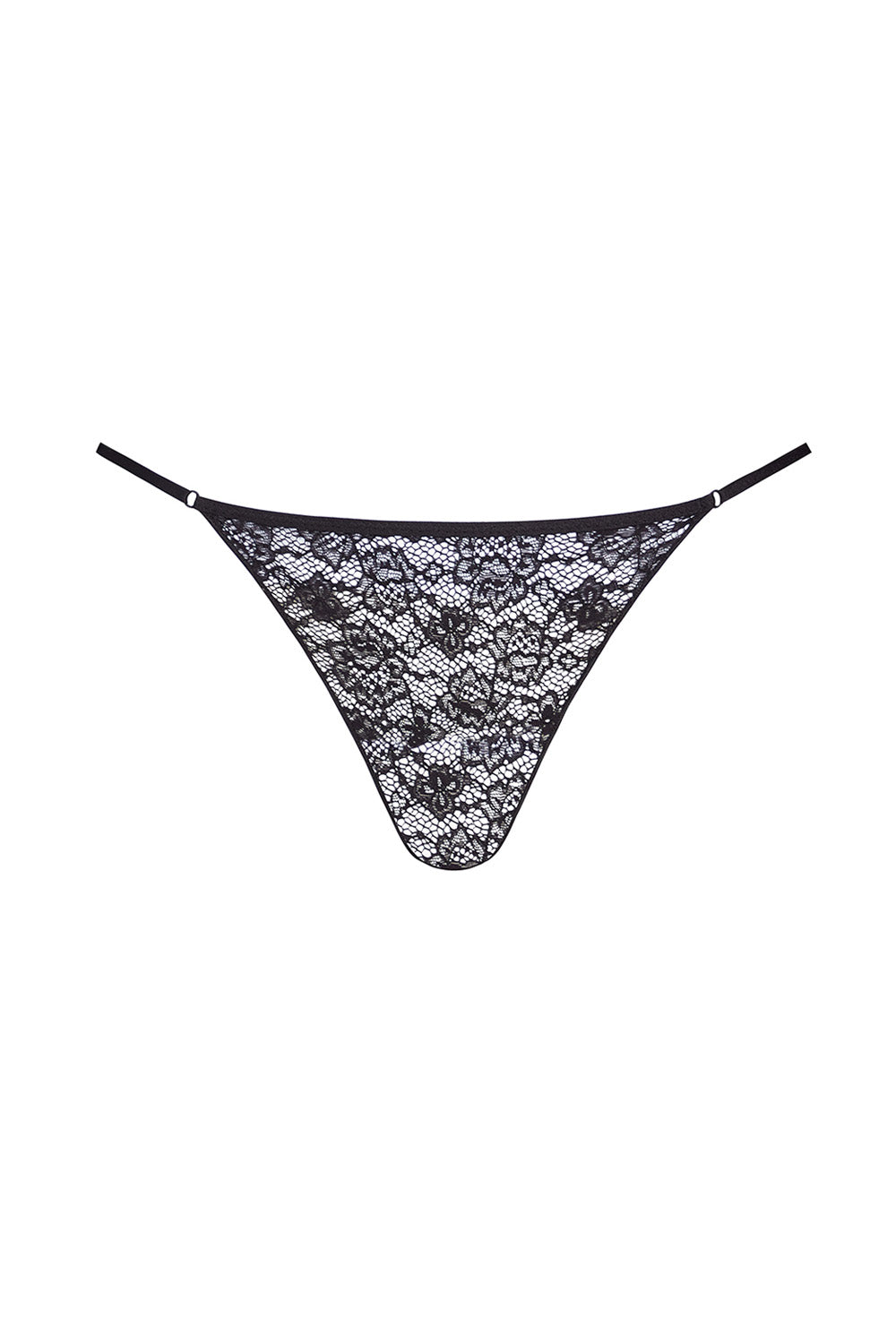 Black Lace Luna Thong - Sexy Lingerie for Women | Comfortable & Stylish Underwear for Date Night & Special Occasions
