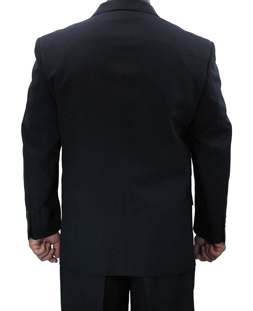 Premium Sharp Hand Tailored 2-Piece Men's Double Breasted Dress Suit with 1 Pair of Socks | Formal Business Attire for Weddings, Interviews & Special Occasions