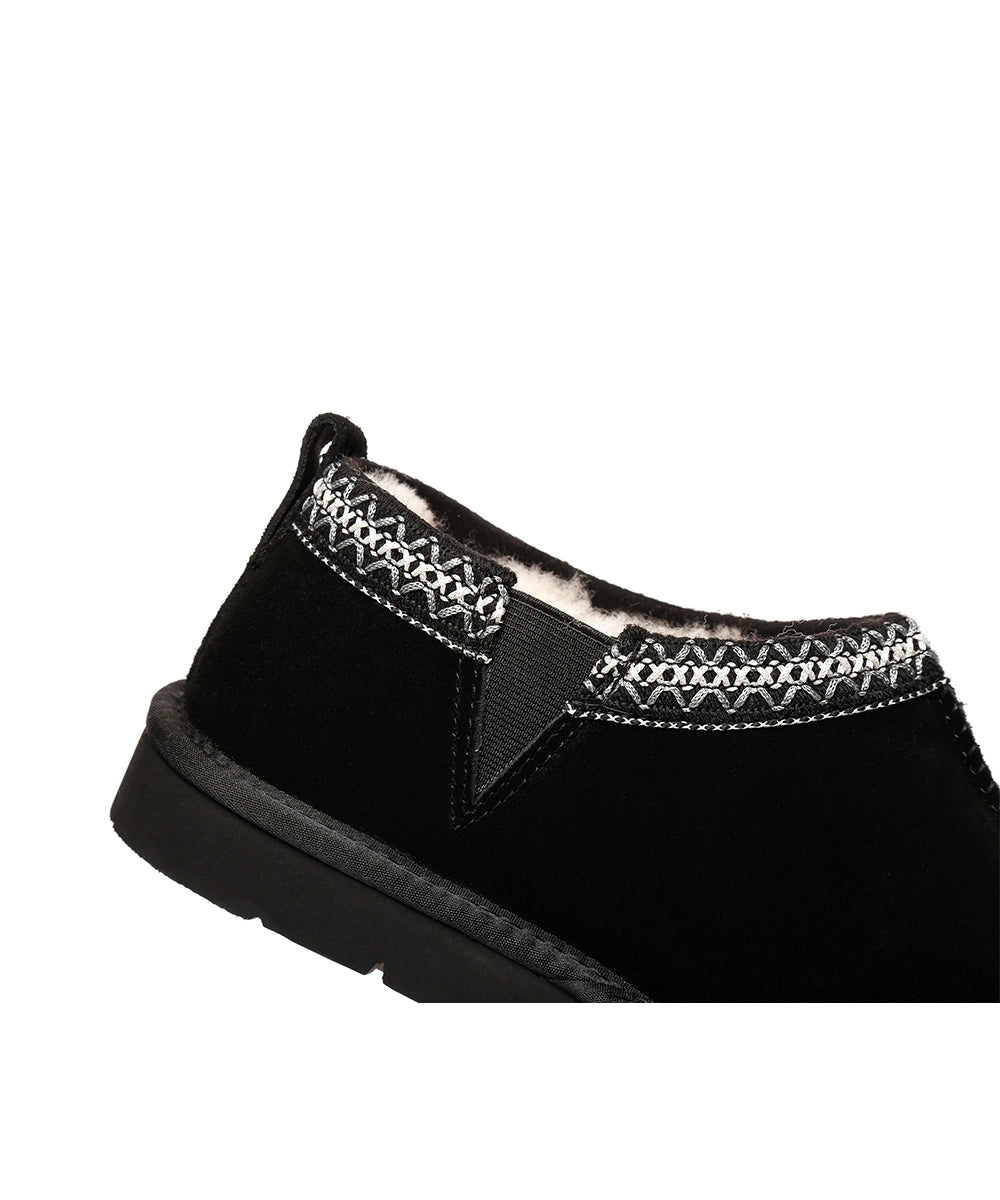 Men's Vinny UGG Slippers - Cozy Sheepskin Indoor/Outdoor House Shoes for Winter Comfort & Warmth - Perfect for Home, Office & Travel