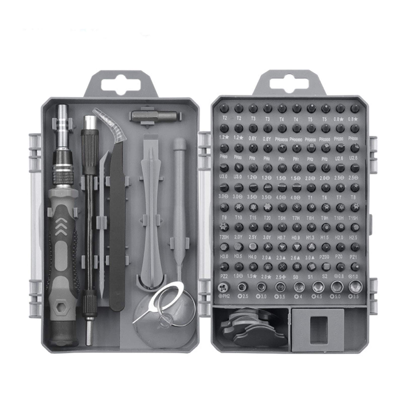 LAIQIAN 115-in-1 Magnetic Precision Screwdriver Set for Watch, Clock, Phone Repair - Professional Electronics Disassembly & Installation Tool Kit for iPhone, Laptop, PC, Eyeglasses, Jewelry & Small Device Maintenance