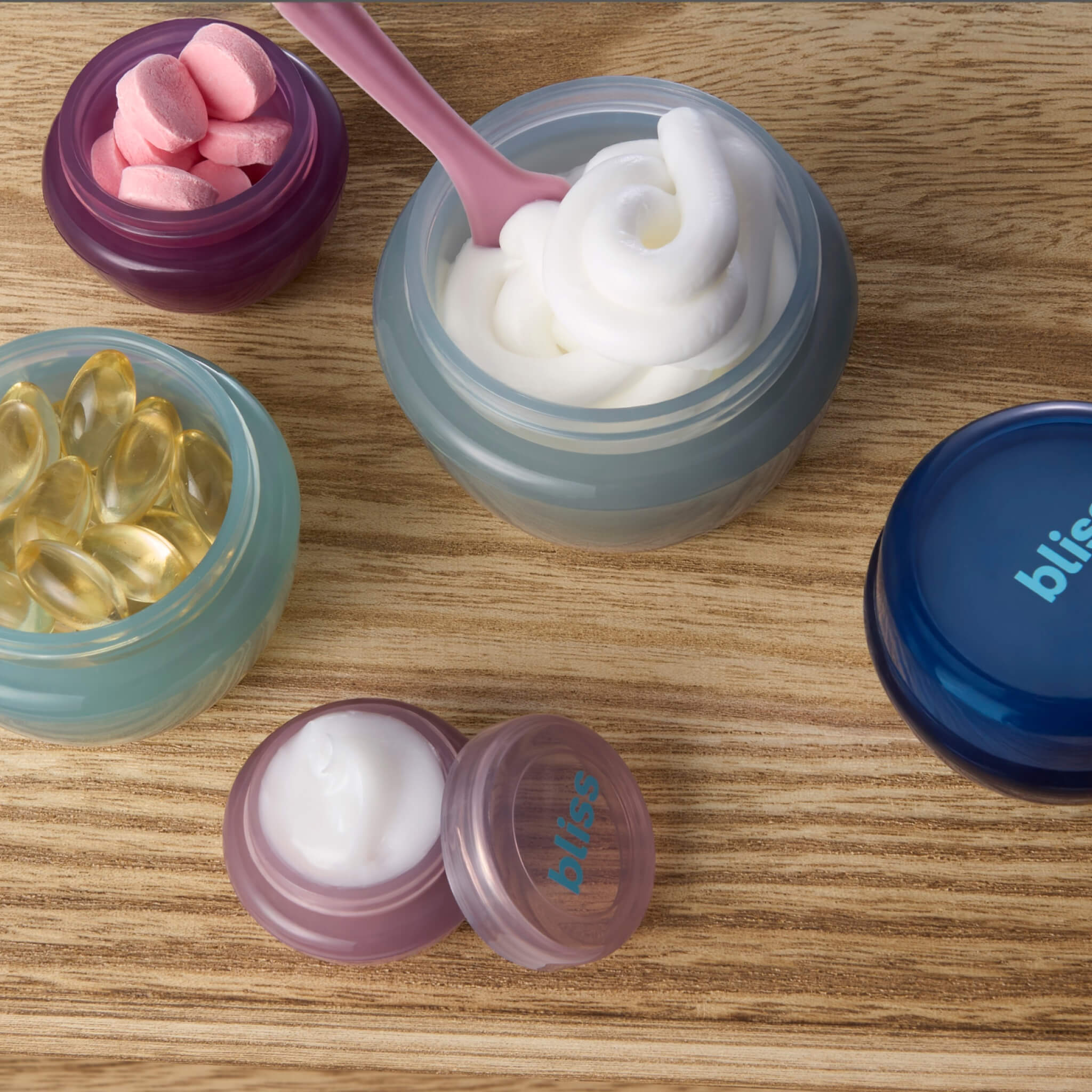 Portable Spa To Go Reusable Travel Jar with Spatula Set - Perfect for On-the-Go Skincare & Travel Essentials