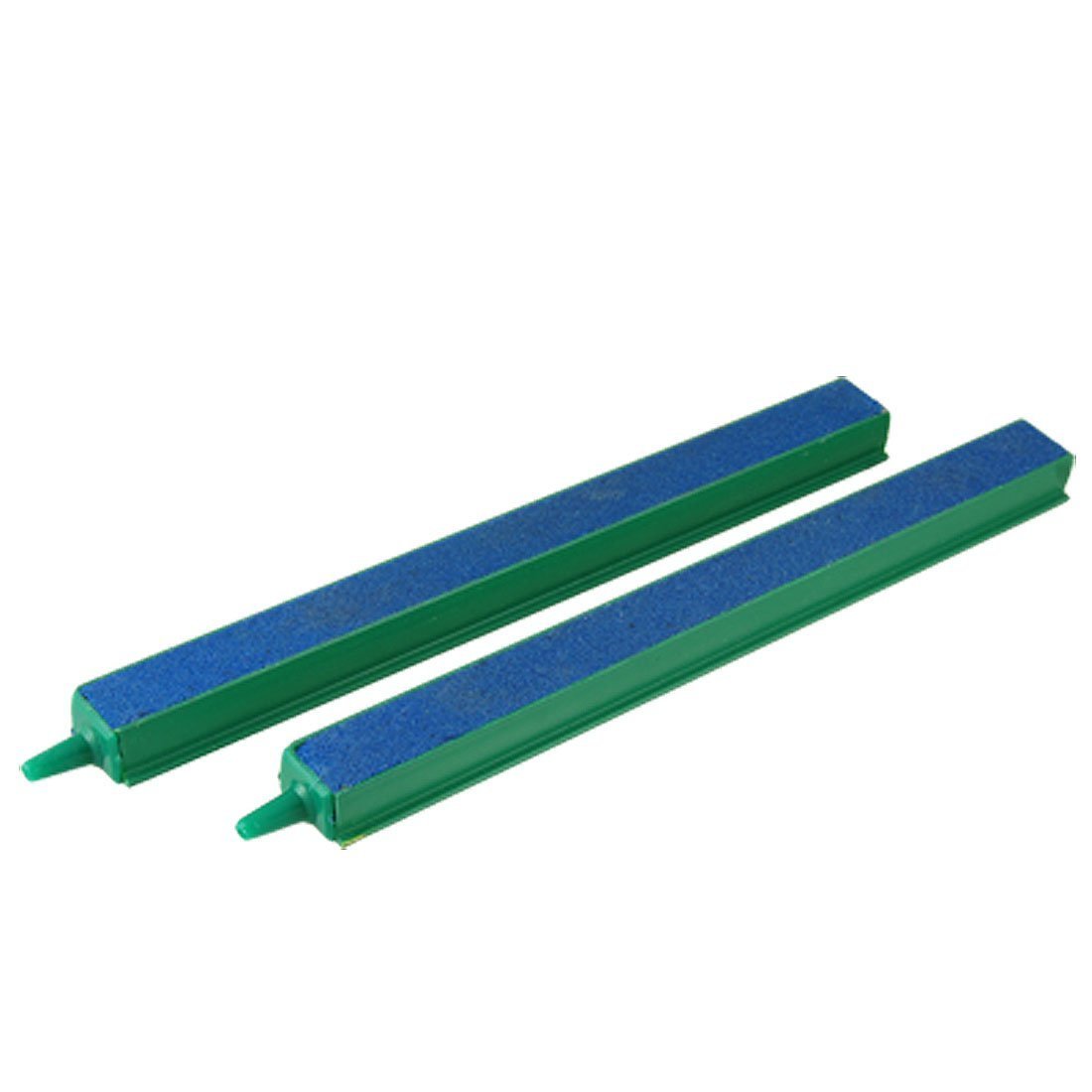 CNZ® 8-Inch Fish Tank Air Bubble Stone Bars - Green/Blue (2-Piece Set) for Aquarium Oxygenation & Decoration - Perfect for Freshwater & Saltwater Tanks