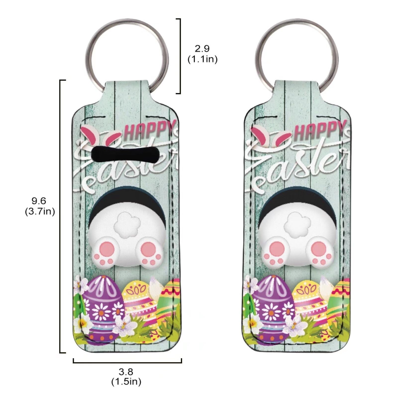 Showudesigns Lip Balm Keychain Holder for Women & Girls - Cute Chapstick Keychain Accessory - Perfect for Purse, Backpack, Gym & Travel Essentials
