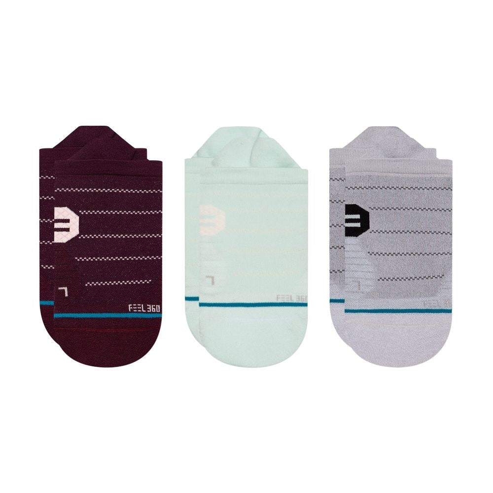 Stance Run All Set Light Cushion Tab 3 Pack Running Socks for Men & Women - Breathable Athletic Socks for Jogging, Gym Workouts & Marathon Training