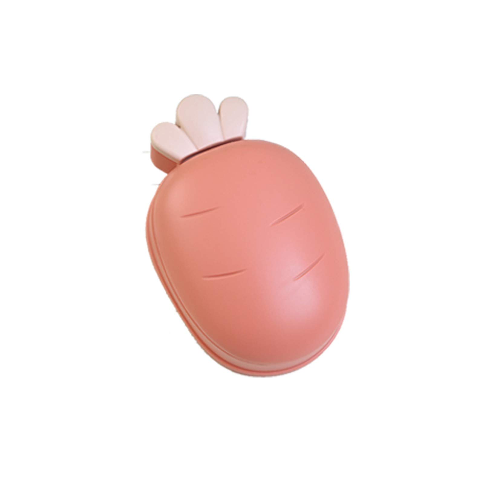 Creative 3D Carrot-Shaped Soap Dish - Small Bathroom Soap Holder for Sink, Countertop, or Shower - Cute Decorative Soap Box for Kitchen, Guest Bathroom, and Vanity Organization