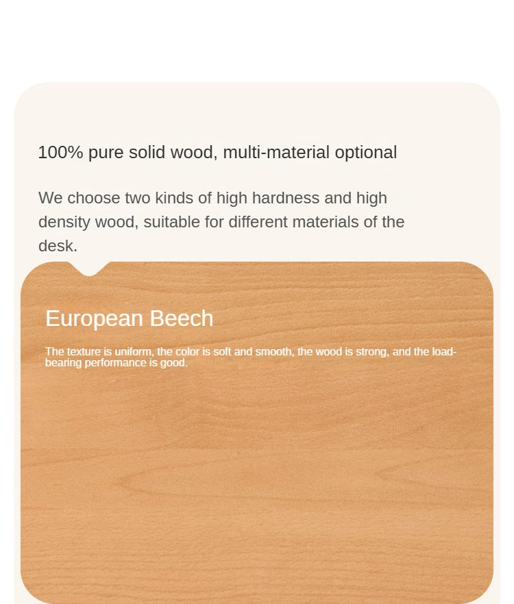 Solid Wood Kids Bookshelf - Beech, Oak, Poplar - Multi-Functional Storage Shelf for Bedroom, Playroom & Nursery Organization