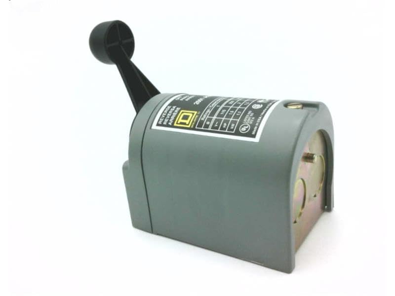 Square D 2601AG2 Reversing Drum Switch 575V AC 1.5HP - Heavy Duty Motor Control for Industrial Machinery & Equipment - Perfect for Conveyors, Pumps & HVAC Systems