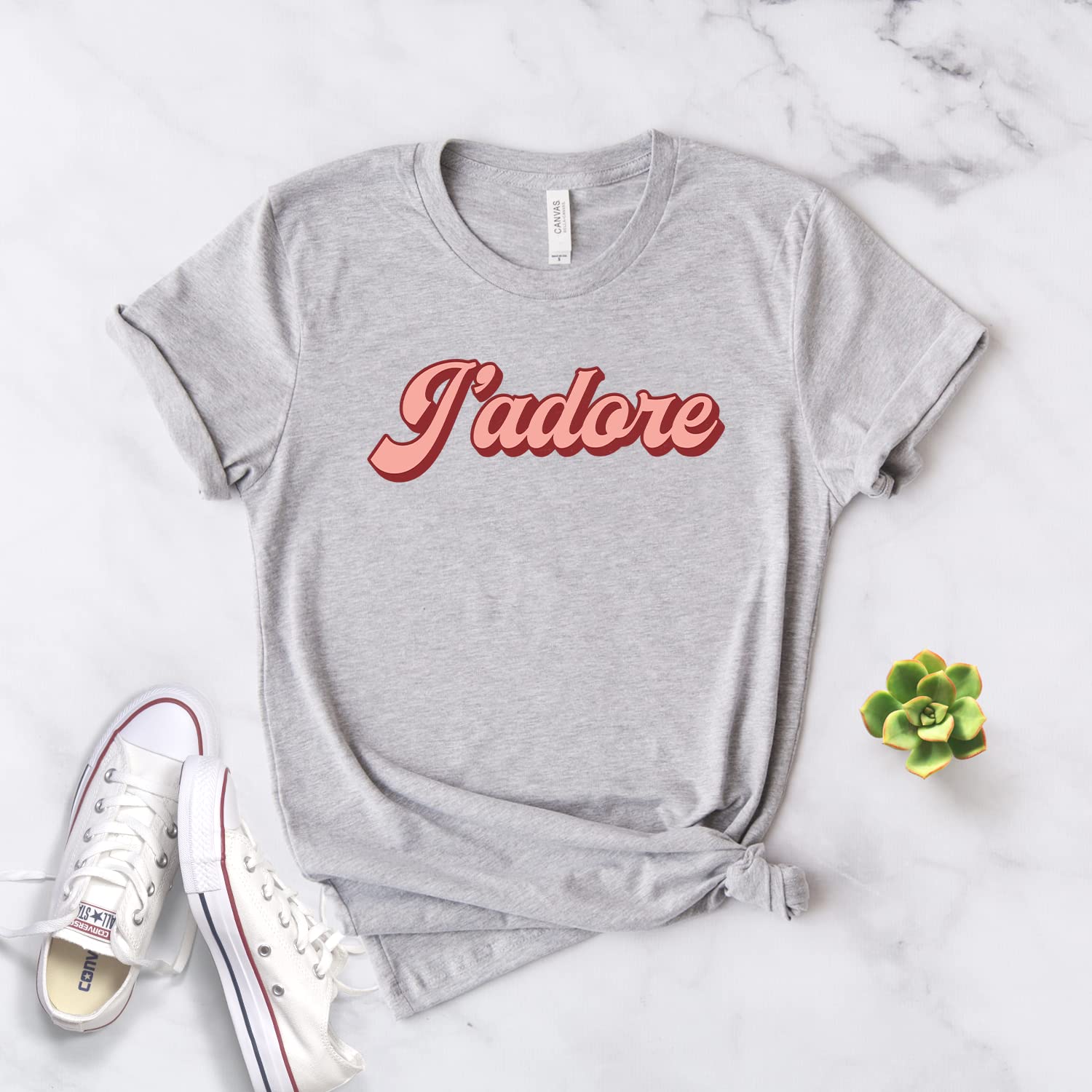 J'adore Paris France Shirt - Softstyle Unisex T-Shirt for Men & Women - Perfect French Gift, Travel Souvenir & Casual Wear