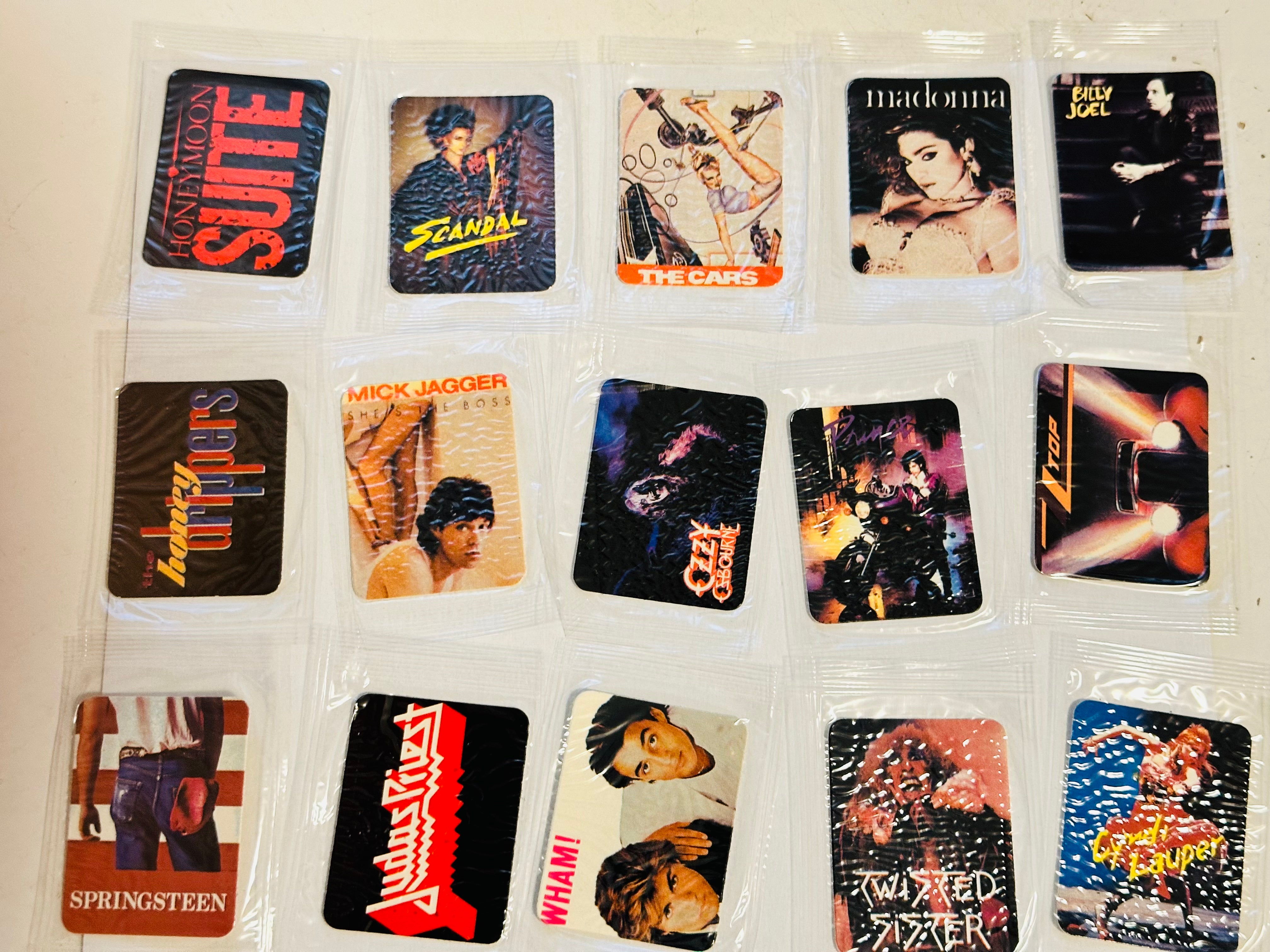 Vintage 1986 Rockstars Hostess Chips Rare 20-Card Set - Collectible Trading Cards for Fans & Memorabilia Enthusiasts | Perfect for Display, Gifts & Nostalgic Collections
