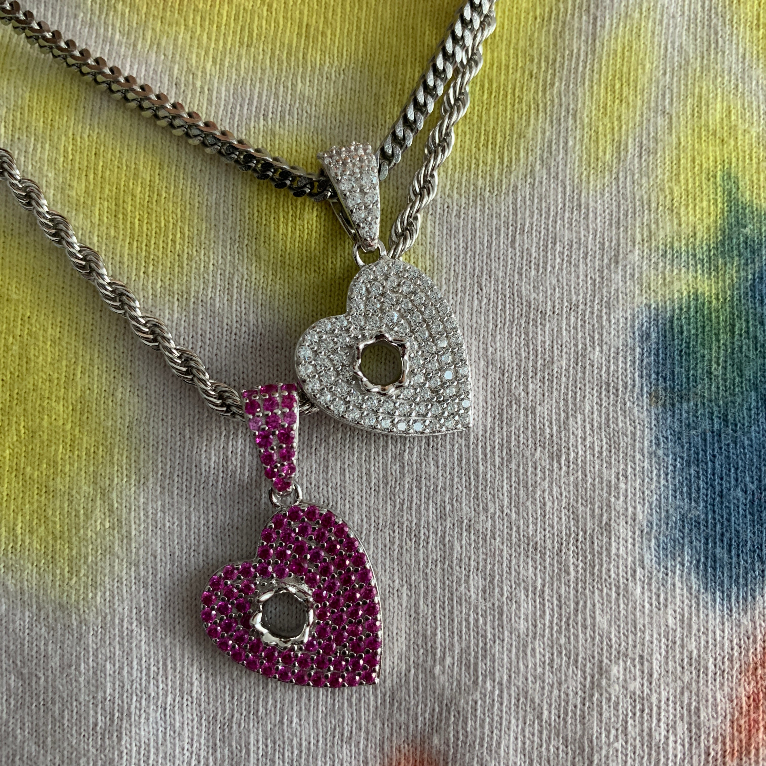 Love Hurts Pendant - .925 Sterling Silver Heart Necklace for Women - Perfect Gift for Valentine's Day, Anniversary & Romantic Occasions