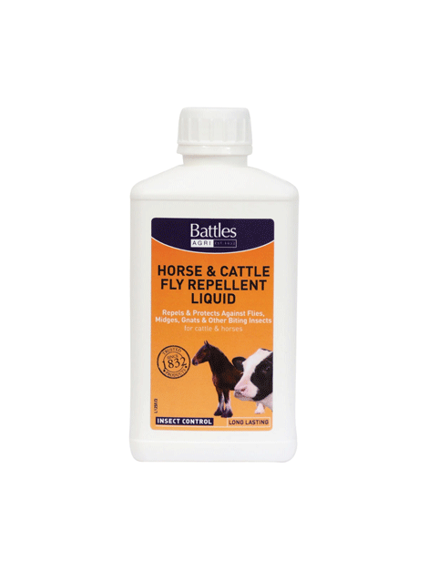 Best Horse and Cattle Fly Repellent Liquid - Long-Lasting Insect Protection for Livestock - Ideal for Barns, Pastures, and Outdoor Animal Care
