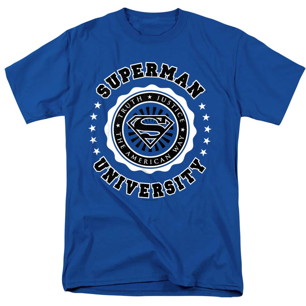 Superman University Unisex Adult T-Shirt for Men & Women - Casual Wear, Gifts, and College Pride Apparel