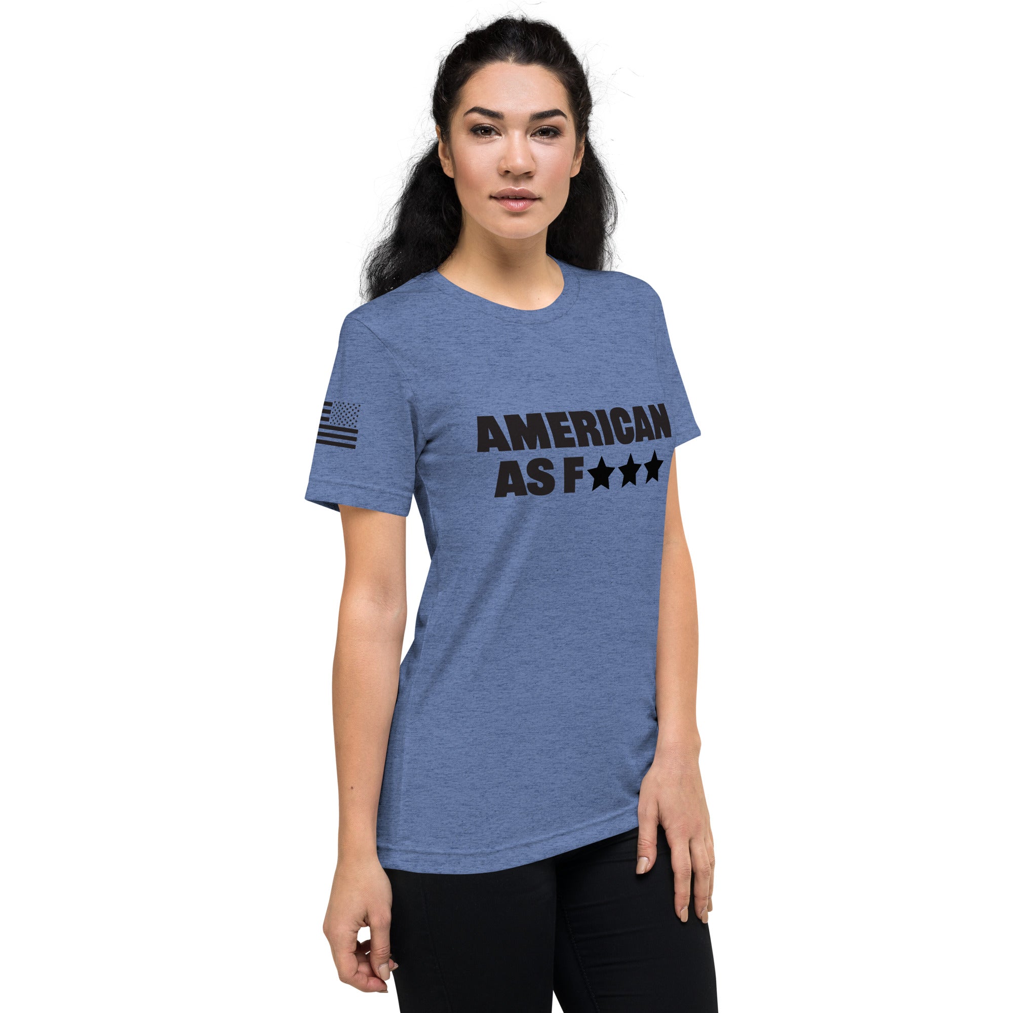 American AF Short Sleeve T-Shirt for Men & Women - Comfortable Cotton Casual Tee - Perfect for Streetwear, Gym, and Everyday Outfits