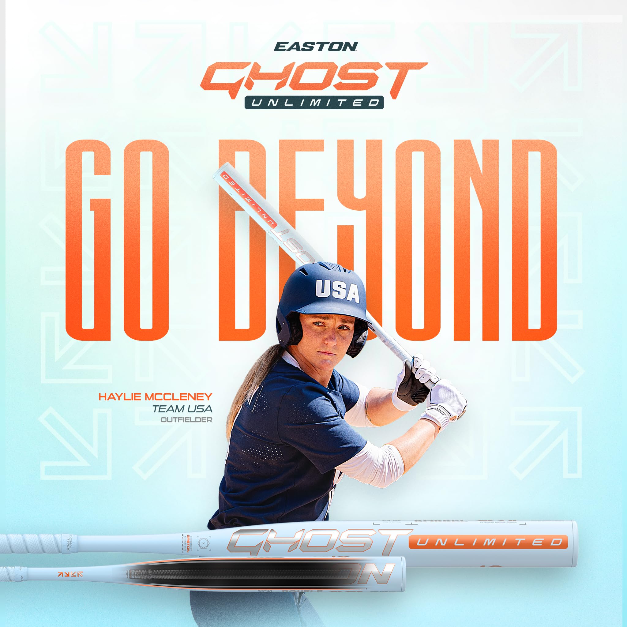 Easton 2025 Ghost Unlimited Fastpitch Softball Bat -8/-9/-10/-11 Drop | 1-Piece Composite | Approved for All Fields | Perfect for Youth & High School Softball Games, Tournaments & Training