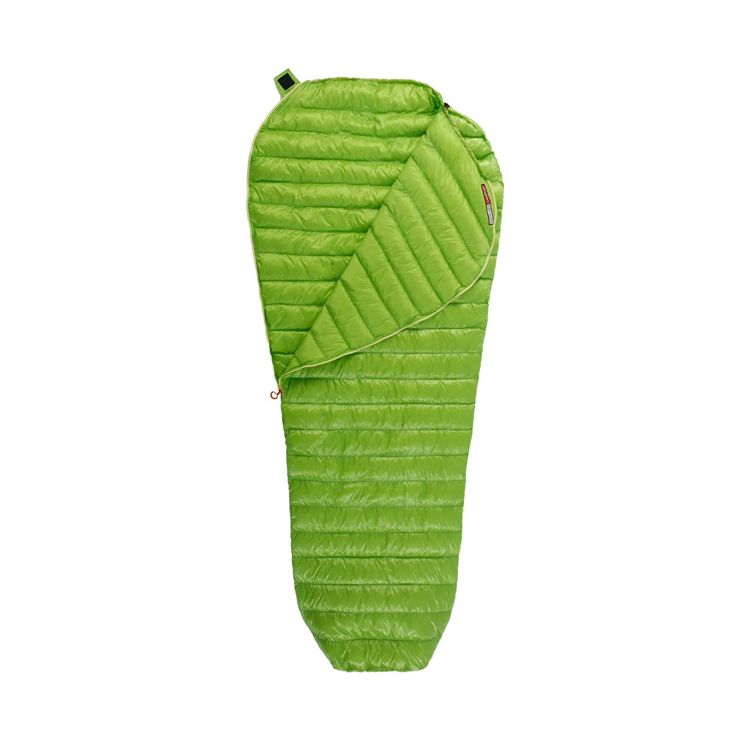 Ultralight 6 Degree 800FP Goose Down Sleeping Bag for Backpacking, Camping & Hiking - Compact & Warm for Men & Women (Green, Regular) - Perfect for Cold Weather Adventures & Outdoor Survival Gear