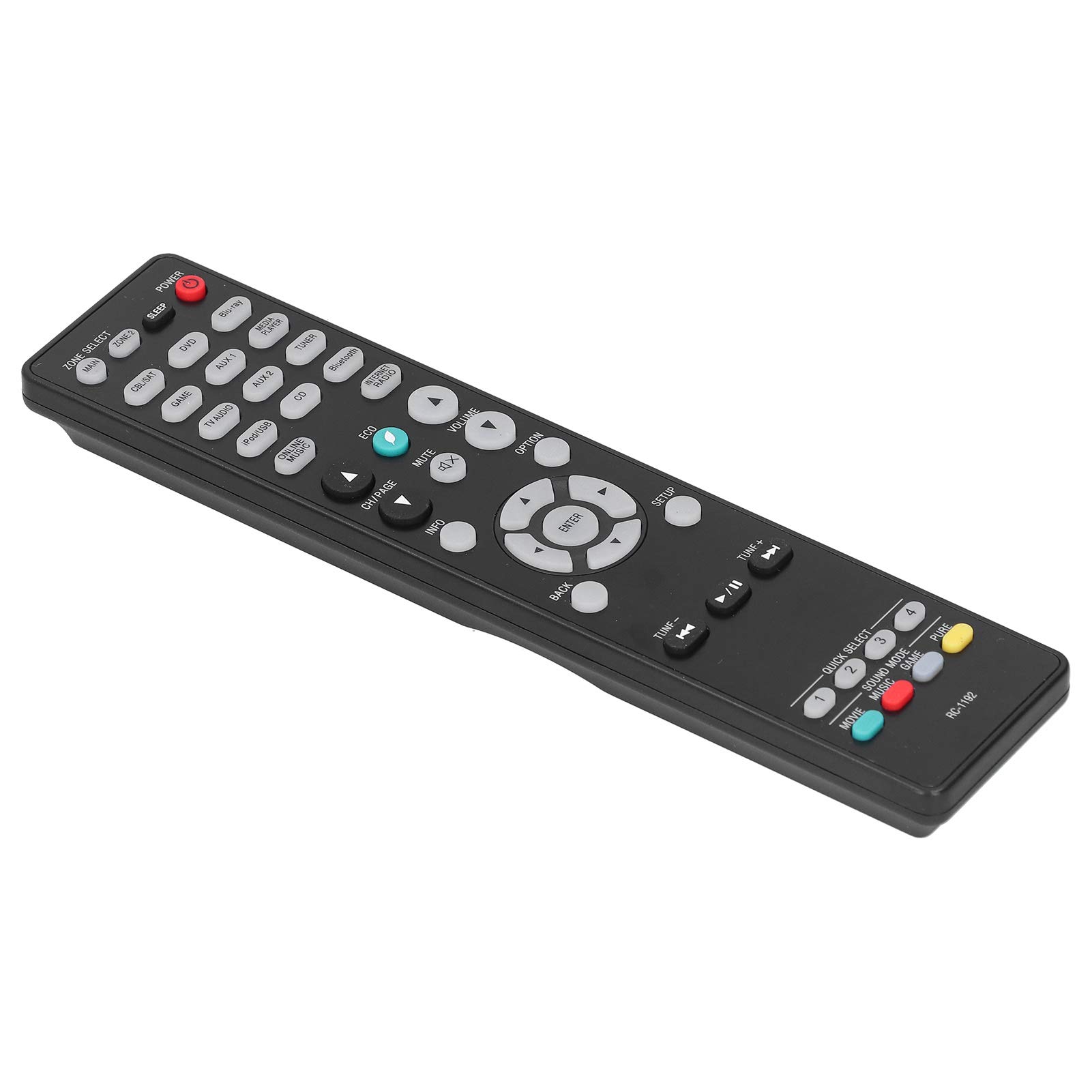 Universal TV Remote Control - Lightweight, Easy to Grasp with Clear Buttons for LCD TVs | Perfect for Living Room, Bedroom & Home Theater Entertainment