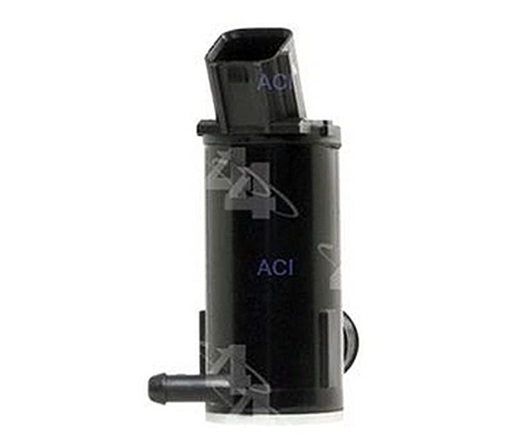 ACI 172438 Single-Outlet Windshield Washer Pump - Replacement Car Windshield Cleaner Pump for Auto Maintenance & DIY Repair | Perfect for Trucks, SUVs, Sedans