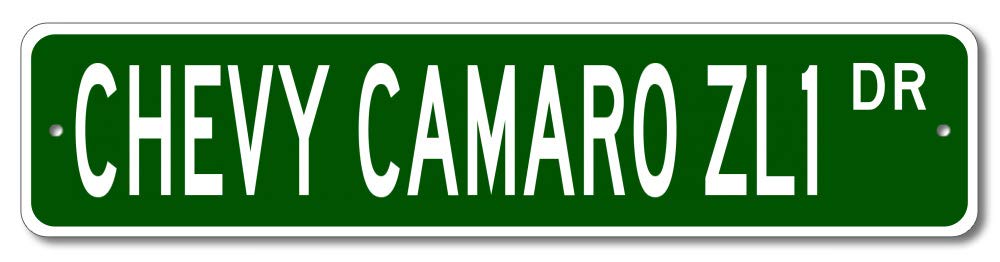 The Legend Lives On: A Tale of Passion and the Chevy Camaro ZL1 Street Sign