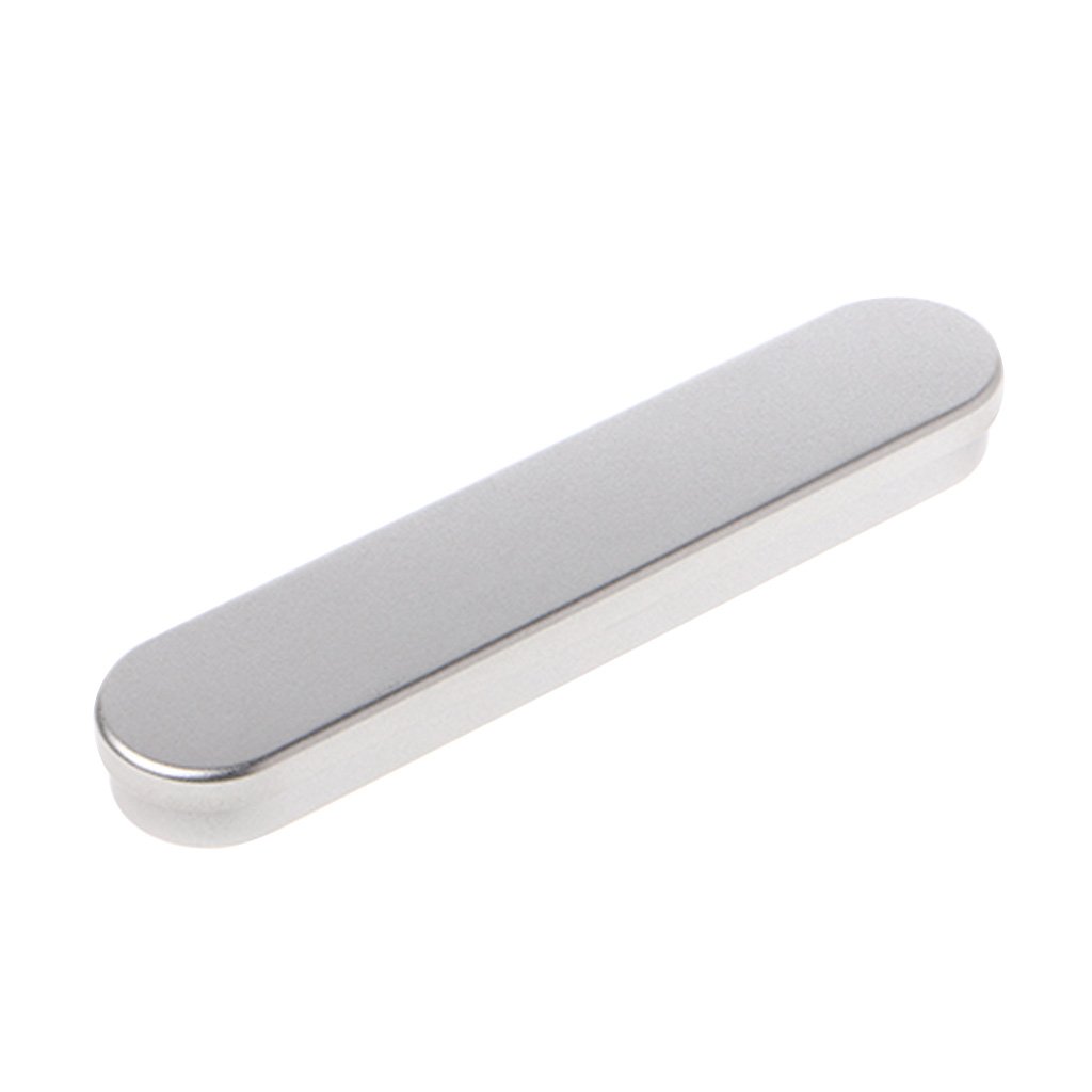 Silver Tin Pen Box - Premium Pencil Case for School & Office - Stationery Organizer with Durable Storage for Pens, Pencils & Art Supplies - Perfect for Students, Teachers & Professionals