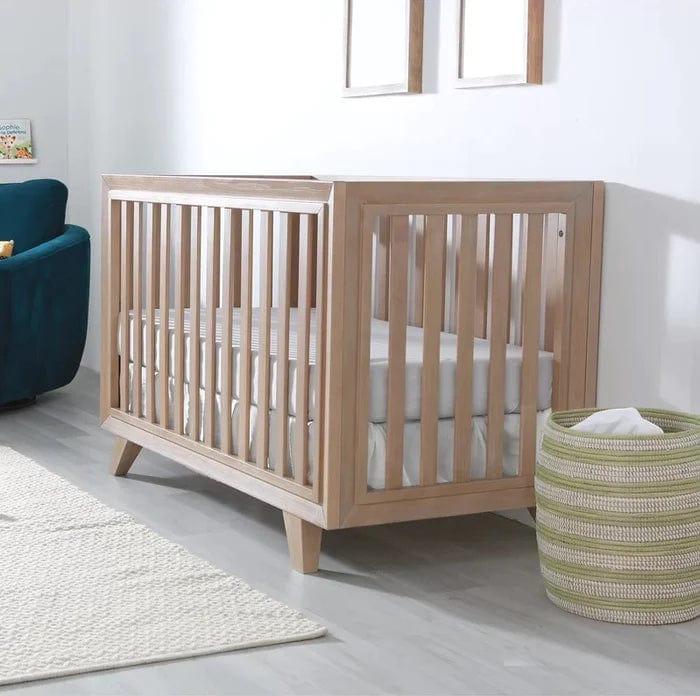 Wooster 3-in-1 Convertible Crib for Nursery - Toddler Bed & Daybed - Space-Saving Baby Crib for Small Rooms & Second Story Homes