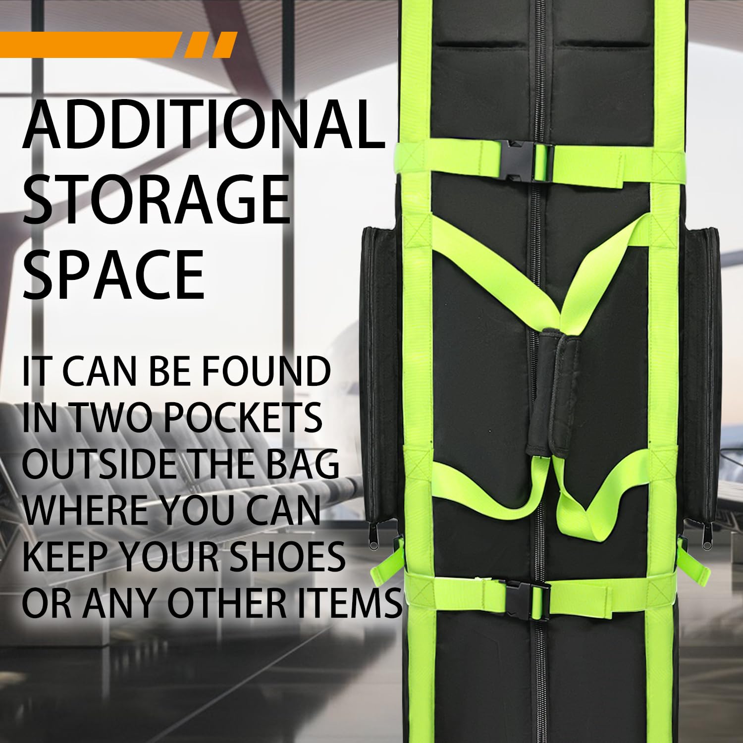 Kube Ultra-Portable Foldable Golf Travel Bag with Wheels - Hard Golf Travel Case for Airlines | Lightweight & Easy to Carry | Perfect for Golf Trips, Air Travel & Storage | Durable Golf Club Protection