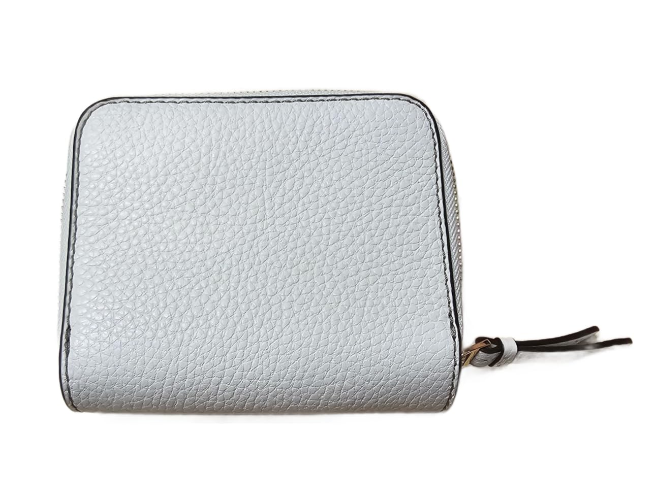 Tory Burch Thea Women's Bifold Wallet - Genuine Pebbled Leather, Ivory White with Gold Hardware (Model 146463) | Perfect for Everyday Use, Gift Giving & Travel Essentials