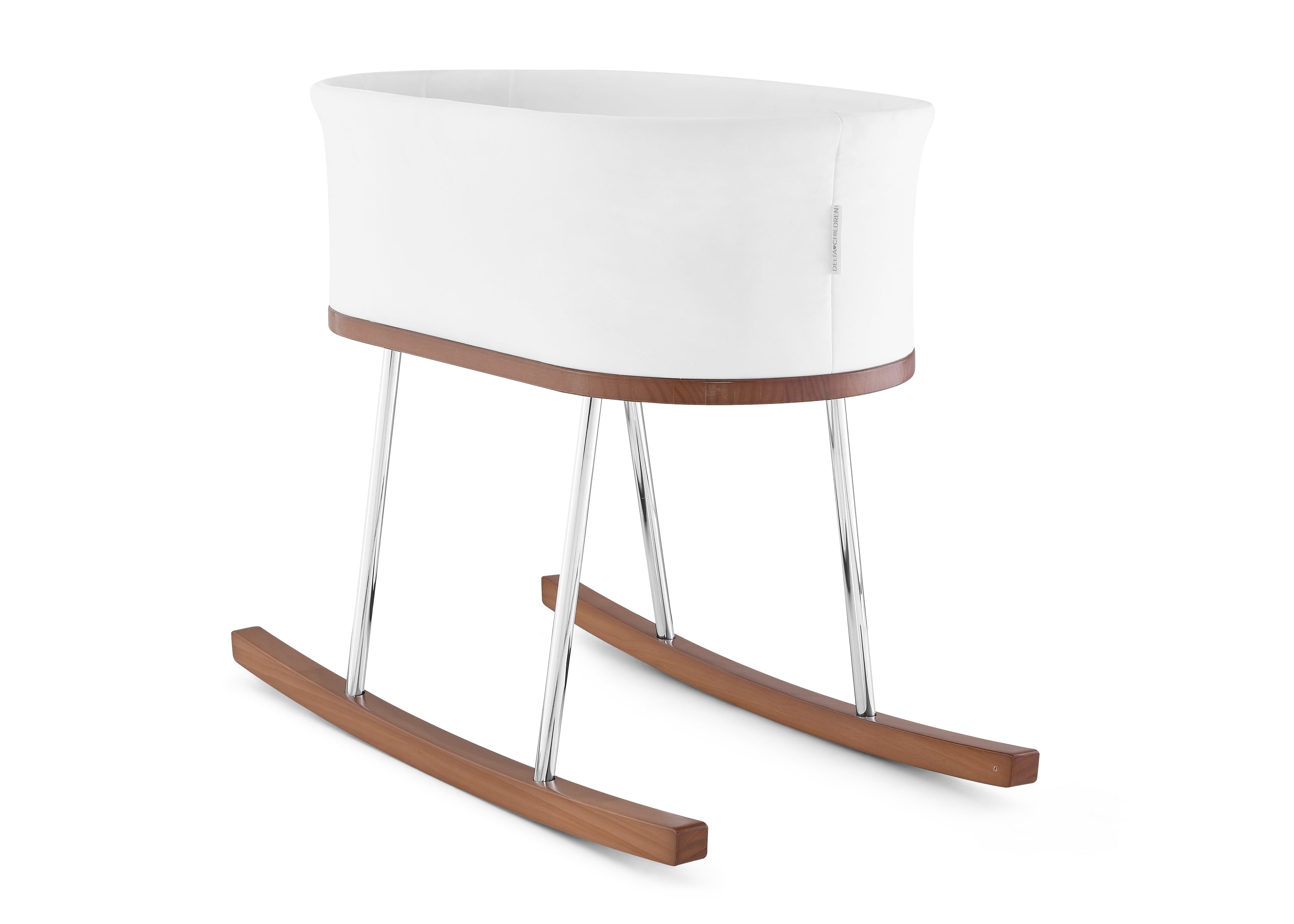 Rockaway Rocking Bassinet for Babies - Portable & Adjustable Baby Crib with Soothing Motion - Perfect for Nursery, Bedroom & Travel Use
