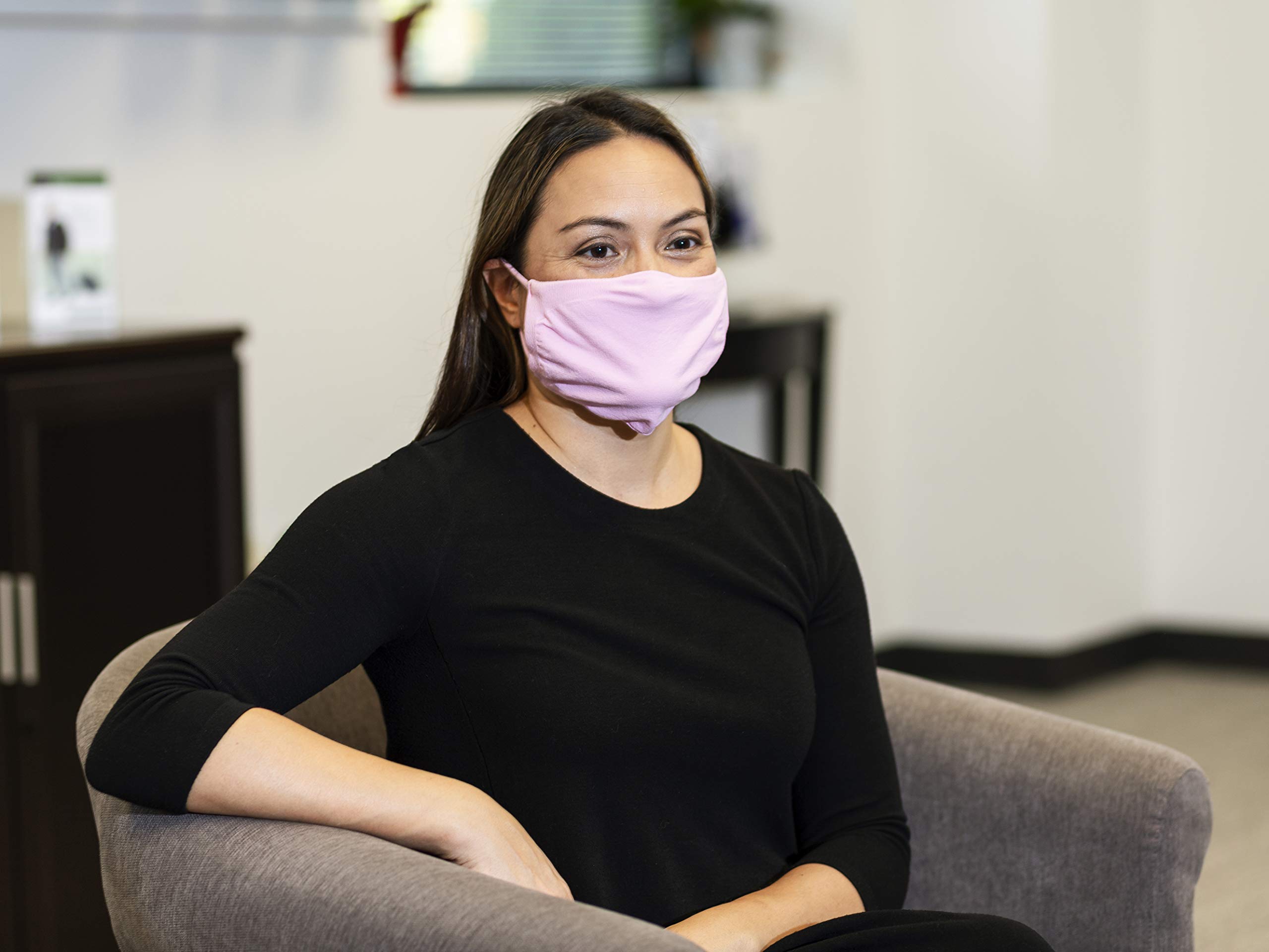 CoverOne Reusable Face Mask (Blush Pink) - Washable & Breathable for Daily Use, Travel, and Outdoor Activities