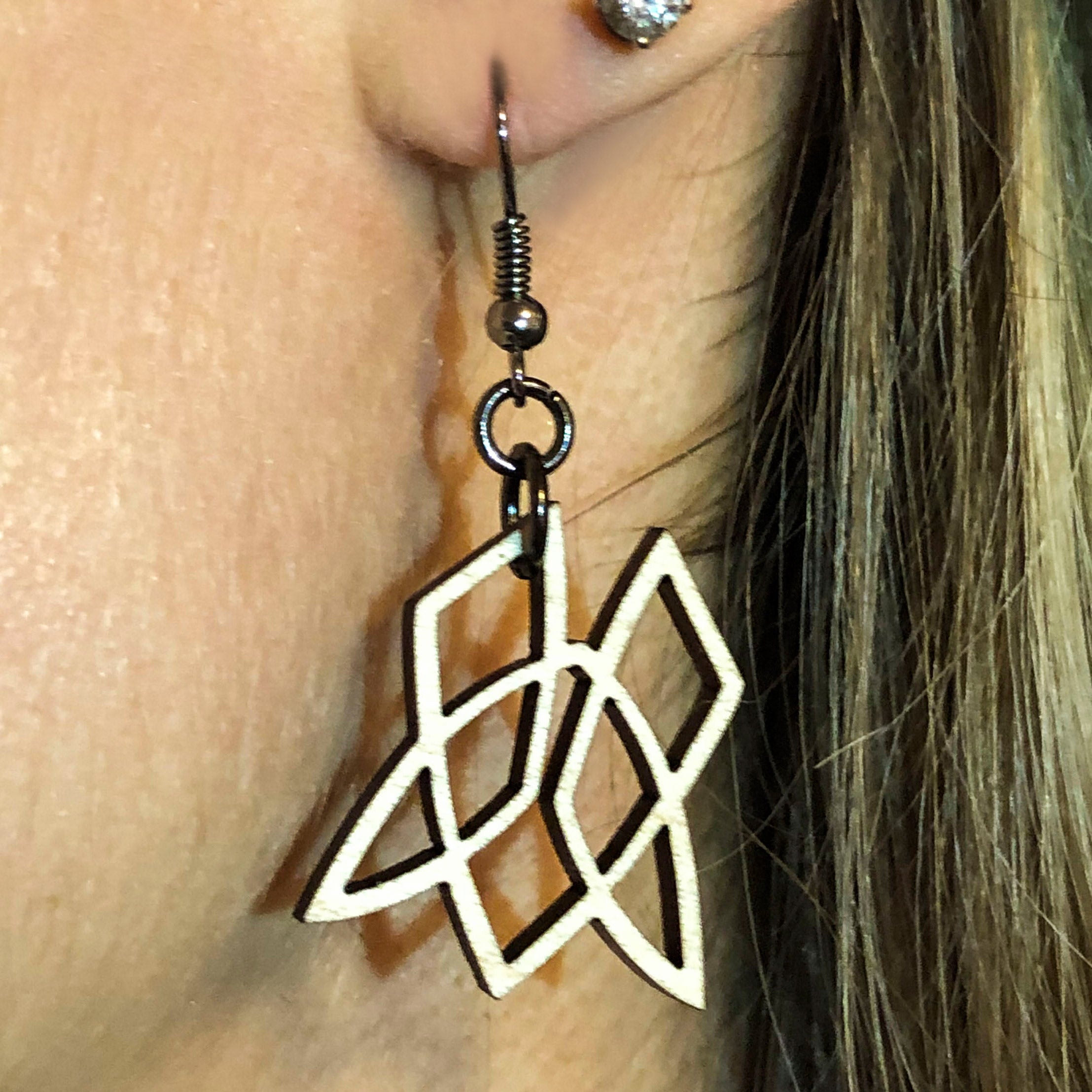 Clionadh Symbol Earrings - Unique Handmade Jewelry for Women, Boho Chic Dangle Earrings | Perfect for Parties, Weddings & Everyday Wear