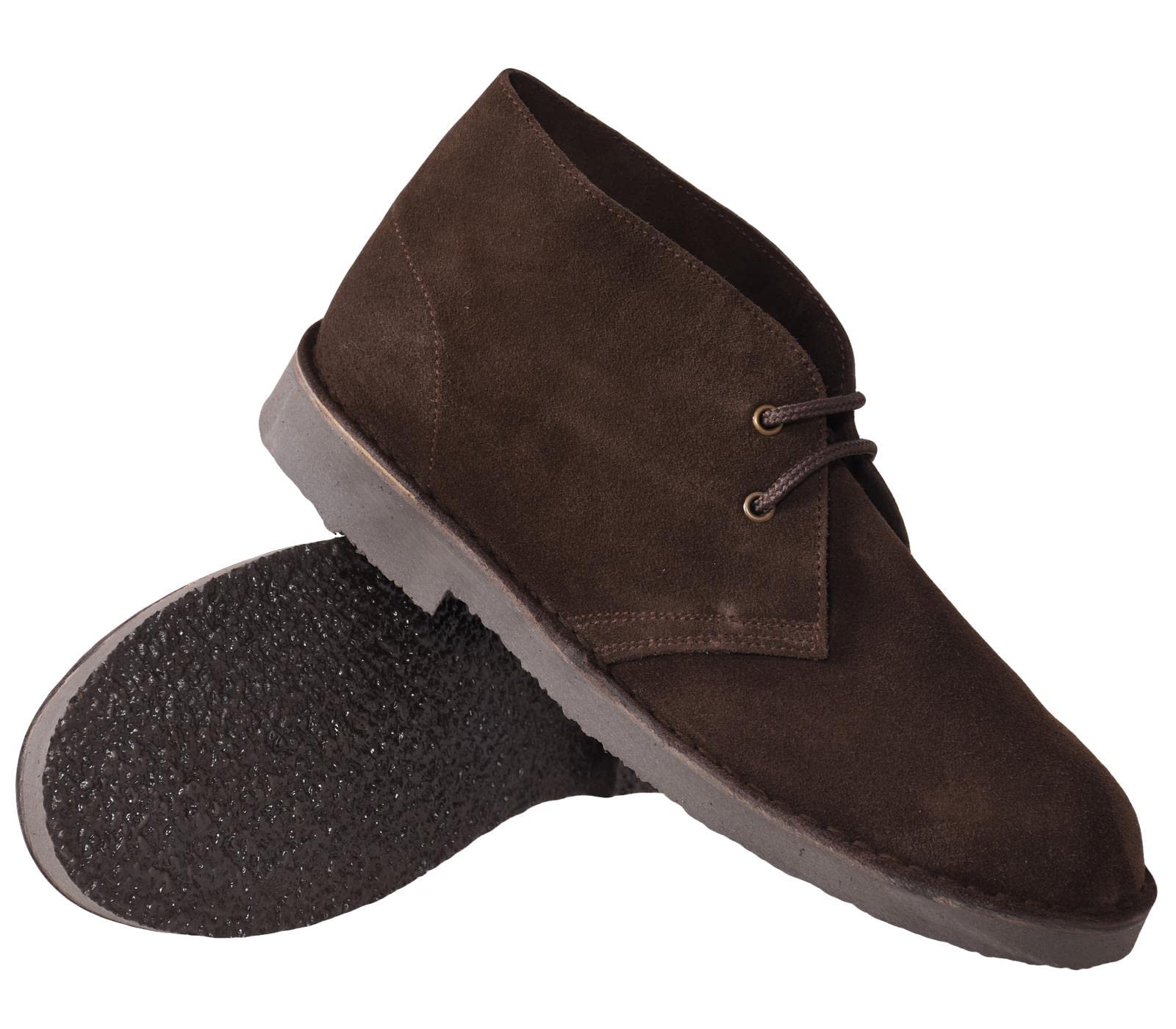 Men's Casual Desert Boots - Lightweight & Comfortable Suede Chukka Boots for Walking, Hiking & Outdoor Adventures