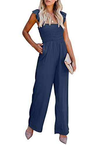 Smocked Navy Blue