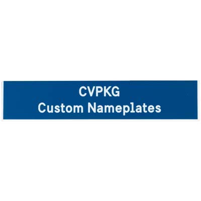 Custom Laser Engraved Pelican 1510 Case Nameplate - 2 Line Personalization in Blue | Durable Protective Label for Equipment, Tools & Travel Gear | Perfect for Airline Crew, Photographers & Outdoor Enthusiasts