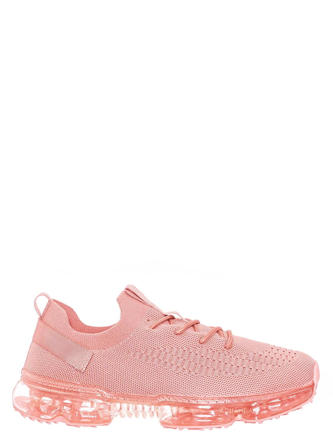 Breathable Stretch Elastic Mesh Sneakers for Women & Men - Comfortable Festival Lace Up Shoes with Rubber Air Bubble Cushion - Perfect for Running, Walking, Gym Workouts and Outdoor Activities