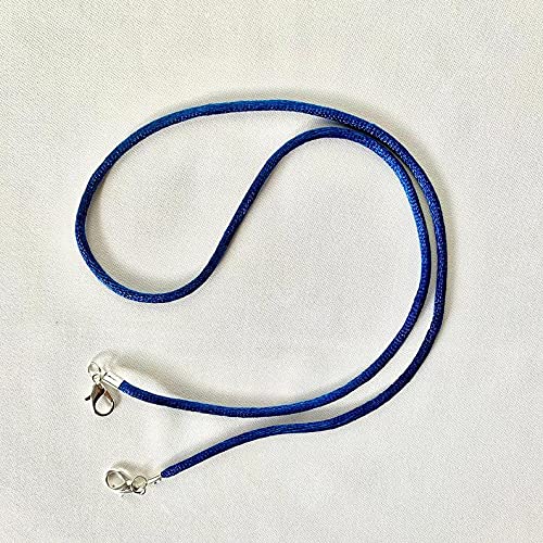 SilverBill Adjustable Nylon Face Mask Lanyard for Women & Men - Set of 5 Multi-Color 24