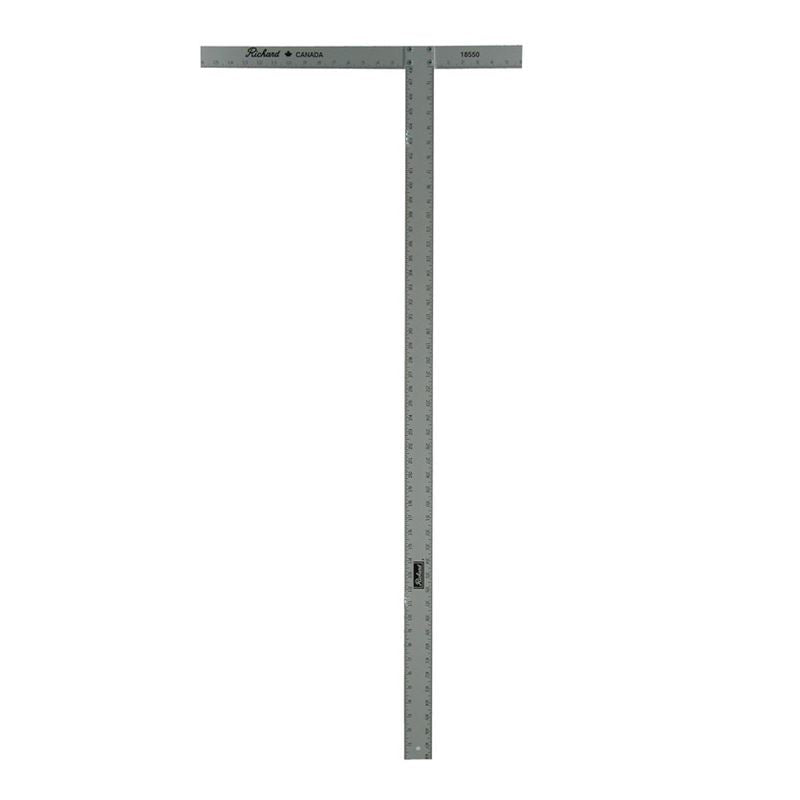 48 Inch Aluminum T-Square Ruler - Professional Drafting Tool for Architects, Engineers & Artists - Perfect for Technical Drawing, Blueprint Drafting & Woodworking Projects