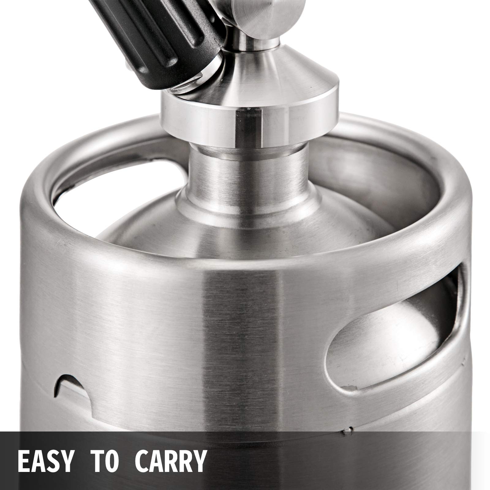 VBENLEM 67Oz (2L) Stainless Steel Nitro Cold Brew Coffee Maker - Portable Home Keg Kit System with Brushes for Iced Coffee, Nitro Brew & Cold Brew - Perfect for Office, Camping & Home Barista Use