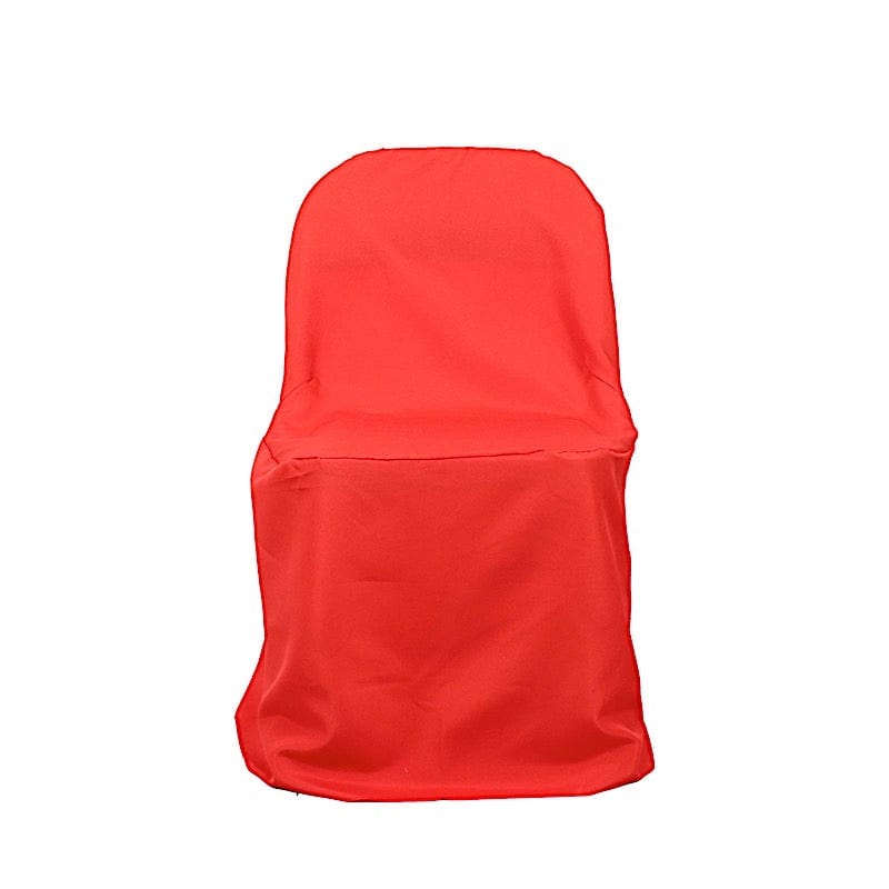 Foldable Flat Chair Covers for Weddings, Parties & Events - Elegant Decorations for Banquets, Receptions & Outdoor Gatherings