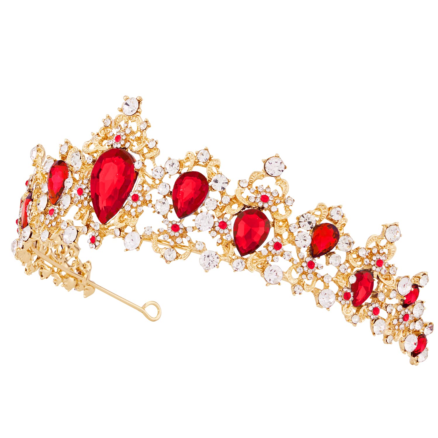 Elegant Women's Tiara Crown for Weddings, Prom, Pageants & Special Occasions – Sparkling Rhinestone Hair Accessories for Brides, Princesses & Parties