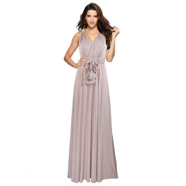 Elegant Beach Wedding Bridesmaid Dresses - Flowy Chiffon Summer Bridal Party Gowns for Outdoor Ceremonies & Tropical Vacations