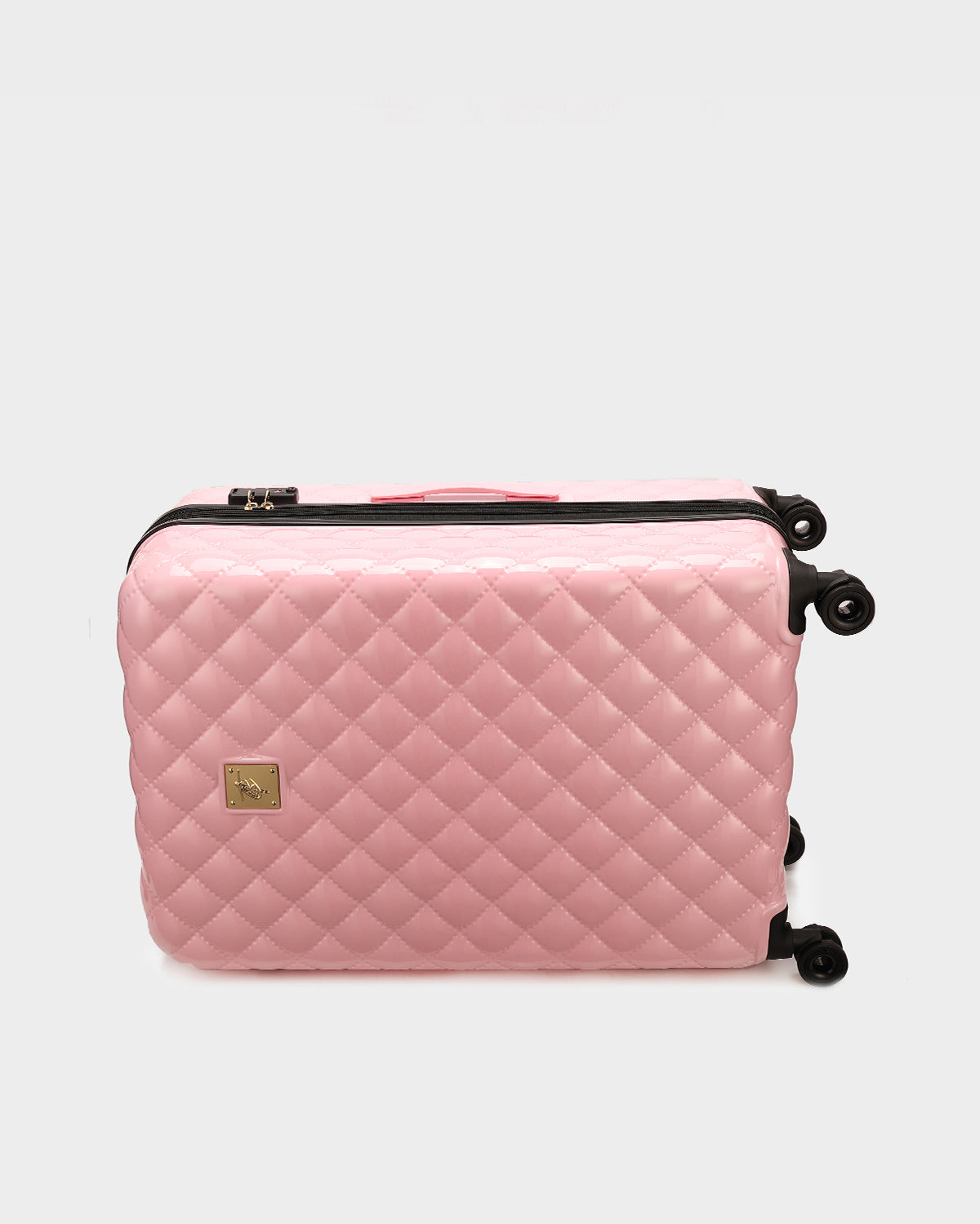 Pink Diamond 3-Piece Luggage Set with Spinner Wheels - Lightweight Hardshell Suitcase for Women Travel, Business Trips & Family Vacations