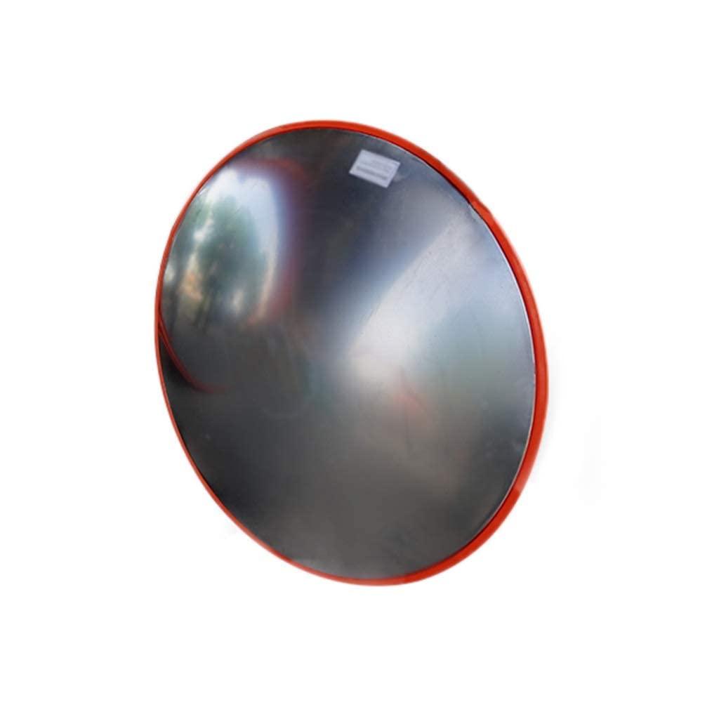 45-80cm Anti-Theft Convex Security Mirror - Shatterproof Plastic, Waterproof & Impact-Resistant for Malls, Parking Lots & Driveways (60cm Size)