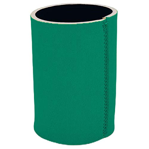 Vintage Sunset Design Full Bottom Can Cooler - Insulated Beer Soda Can Holder (1 Pack, Turquoise) - Perfect for Beach Parties, BBQs & Outdoor Events
