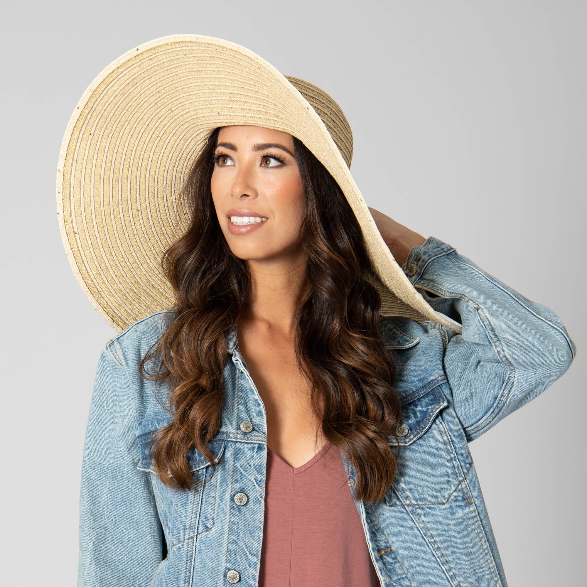 Santa Rosa Ultrabraid Large Brim Floppy Hat for Women - UPF 50+ Sun Protection, Wide Brim Beach Hat for Summer, Outdoor, Travel & Vacation