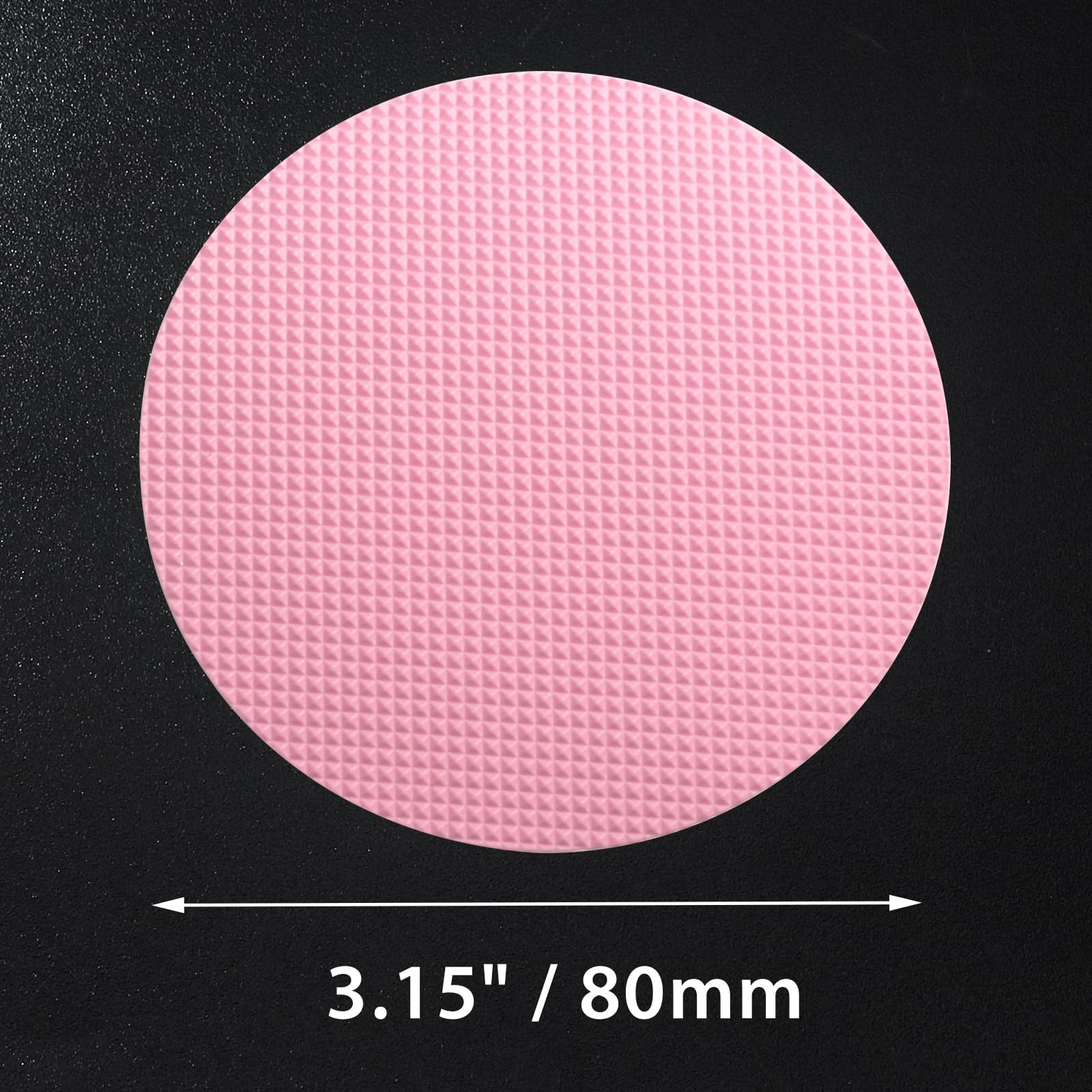 24-Pack Pink Non-Slip Bathtub Stickers - Round Adhesive Anti-Slip Shower Decals for Bathroom Floor, Stairs & Ladders - Includes Scraper Tool - Perfect for Kids & Elderly Safety in Wet Areas