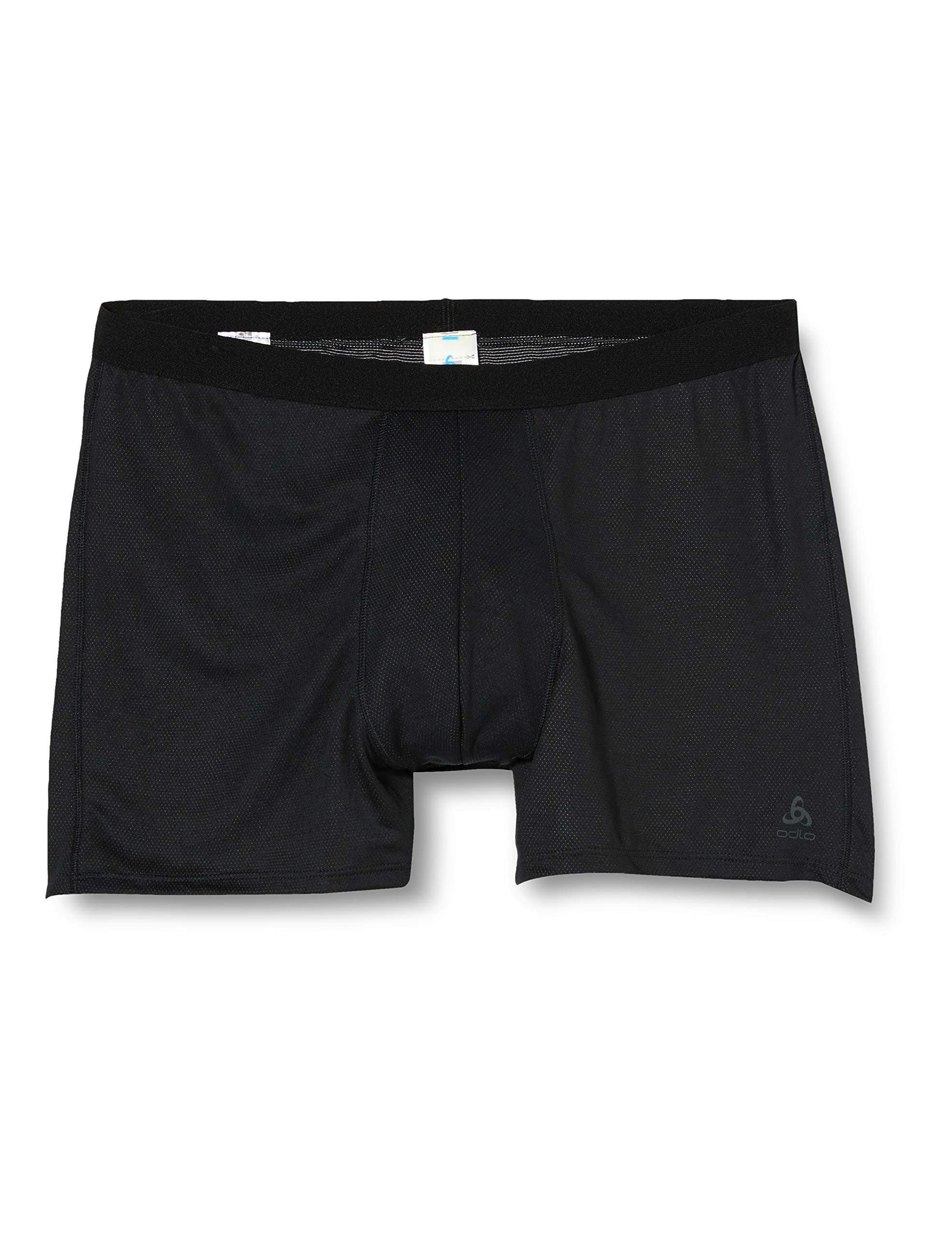 Odlo SUW Active F-Dry Light Boxer Shorts for Men - Moisture Wicking, Breathable Underwear - Small Size, Black - Perfect for Running, Gym & Outdoor Activities