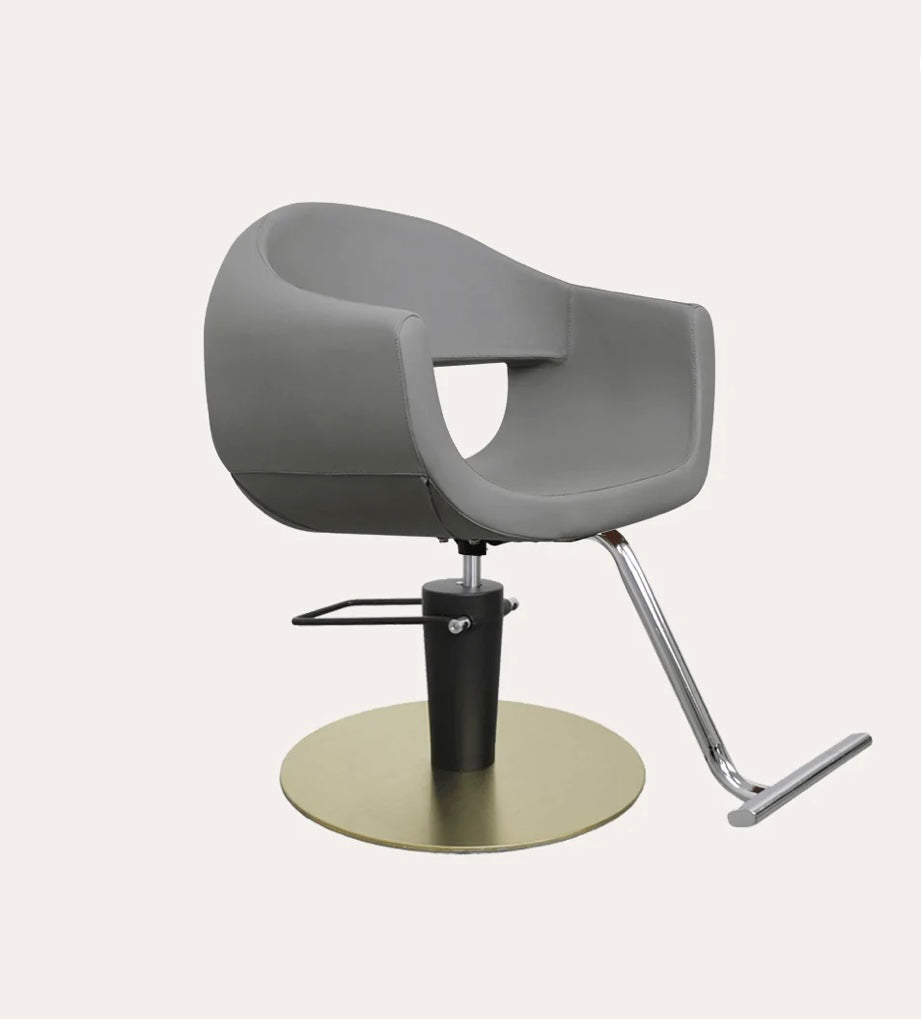 Luna Salon Chair - Professional Hydraulic Styling Chair for Hairdressers & Barbers - Adjustable Height & Swivel Base - Perfect for Salons, Barber Shops & Home Use