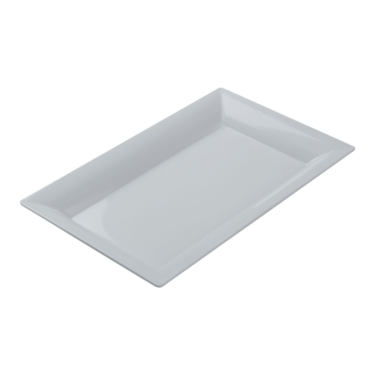 American Metalcraft MEL21 Rectangular White Melamine Platter, 21 x 13 Inches - Durable Serving Tray for Buffets, Parties, and Catering Events