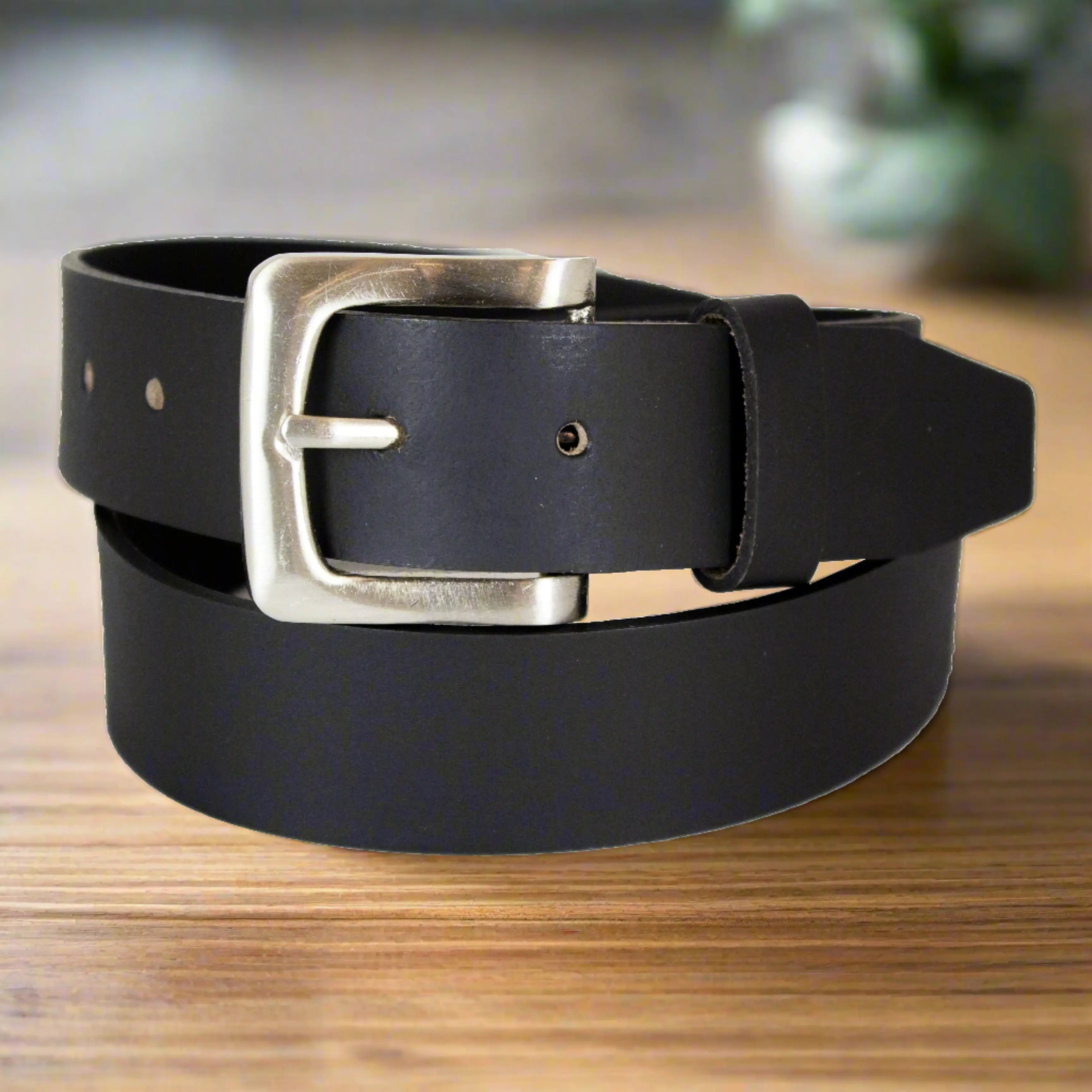 BOL Men's Genuine Leather Belt with Removable Buckle - Classic Dress & Casual Belt for Office, Jeans & Everyday Wear